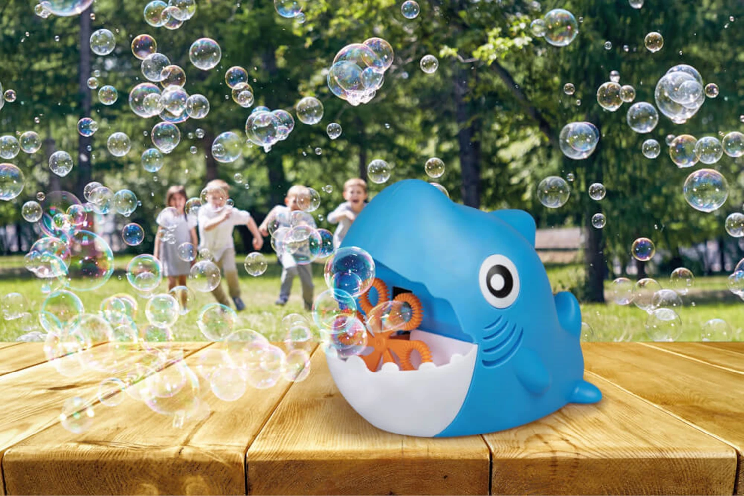 Pustefix Haifisch-Bubblemaschine