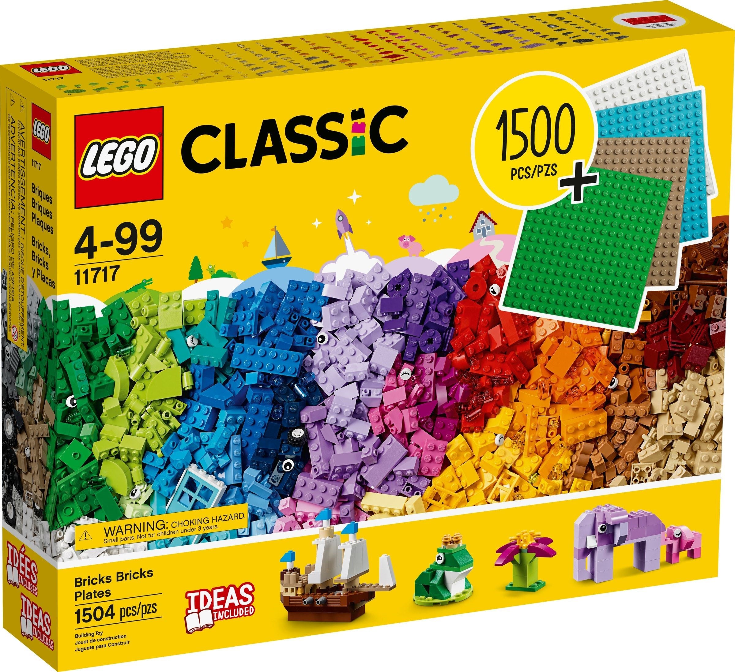 LEGO Classic Extragrosse Steinebox mit Bauplatten 11717