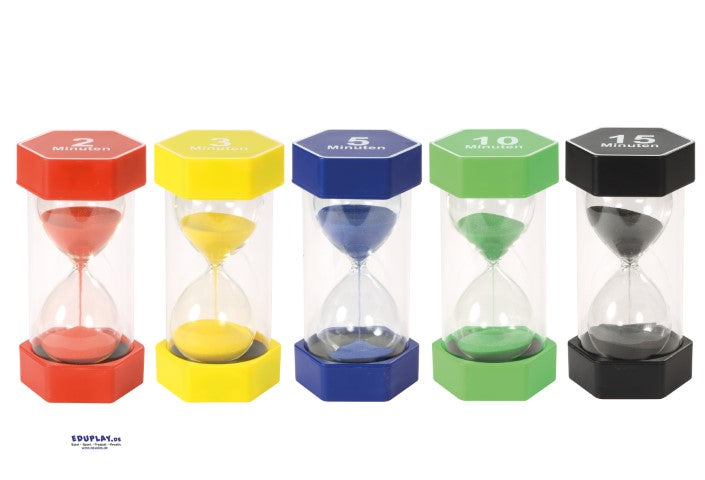 Riesen Sanduhren-Set 2, 3, 5, 10, 15 min