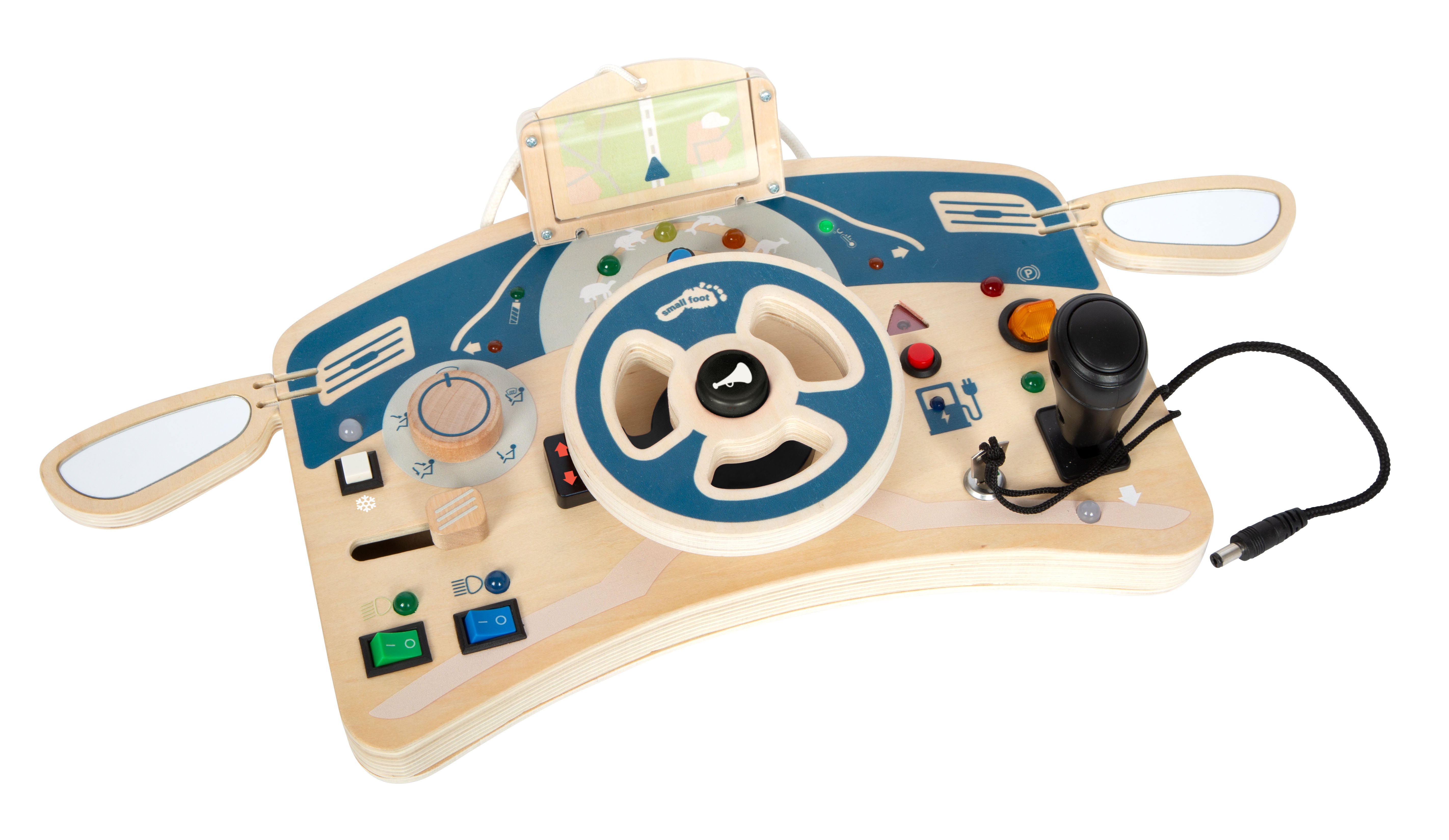 small foot Elektronisches Autocockpit LED Licht und Sound