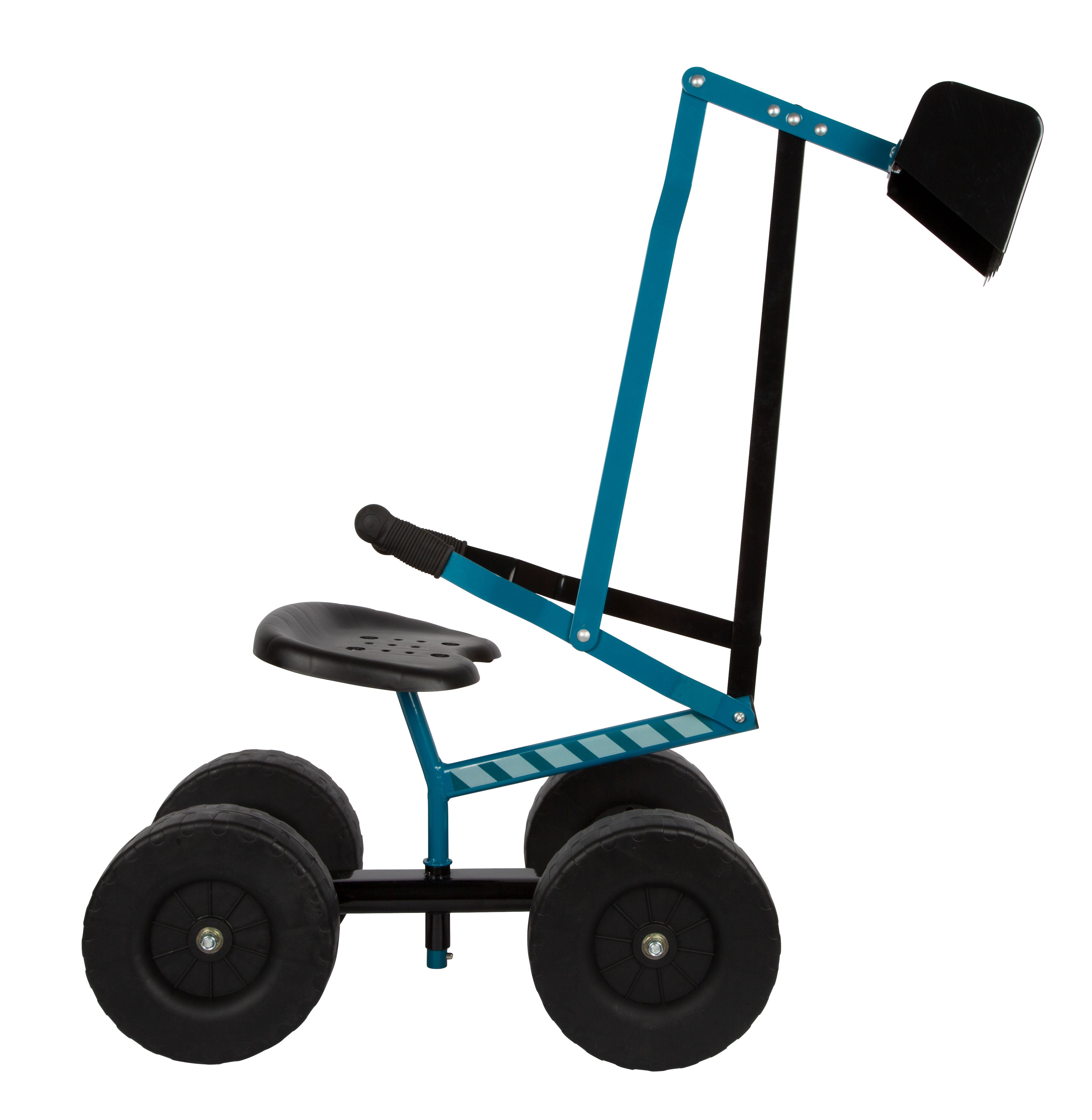 small foot Bagger mit Rädern blau