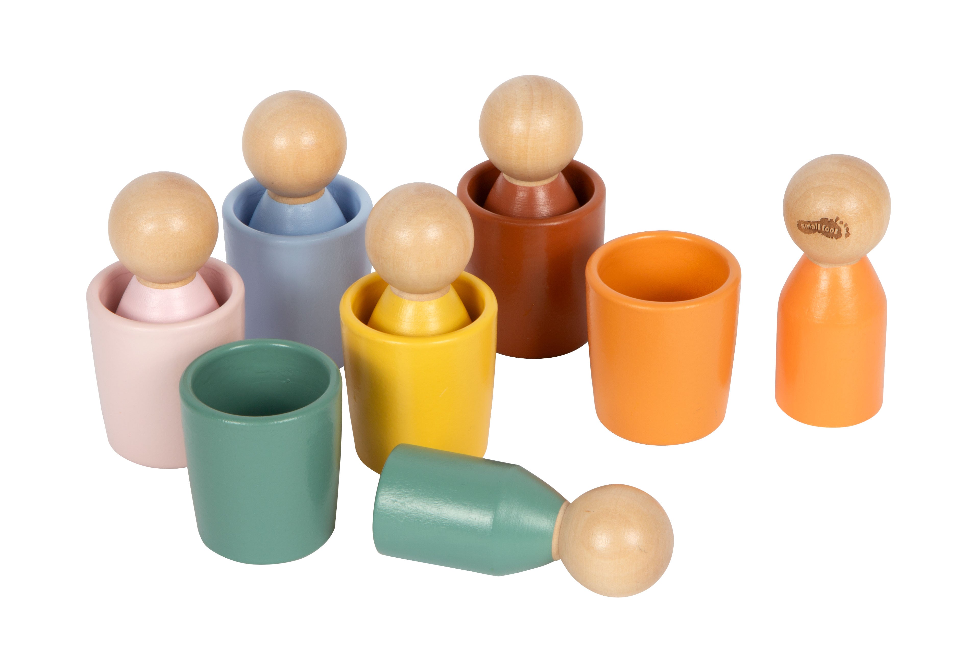 small foot Montessori Sortierbecher mit Figuren