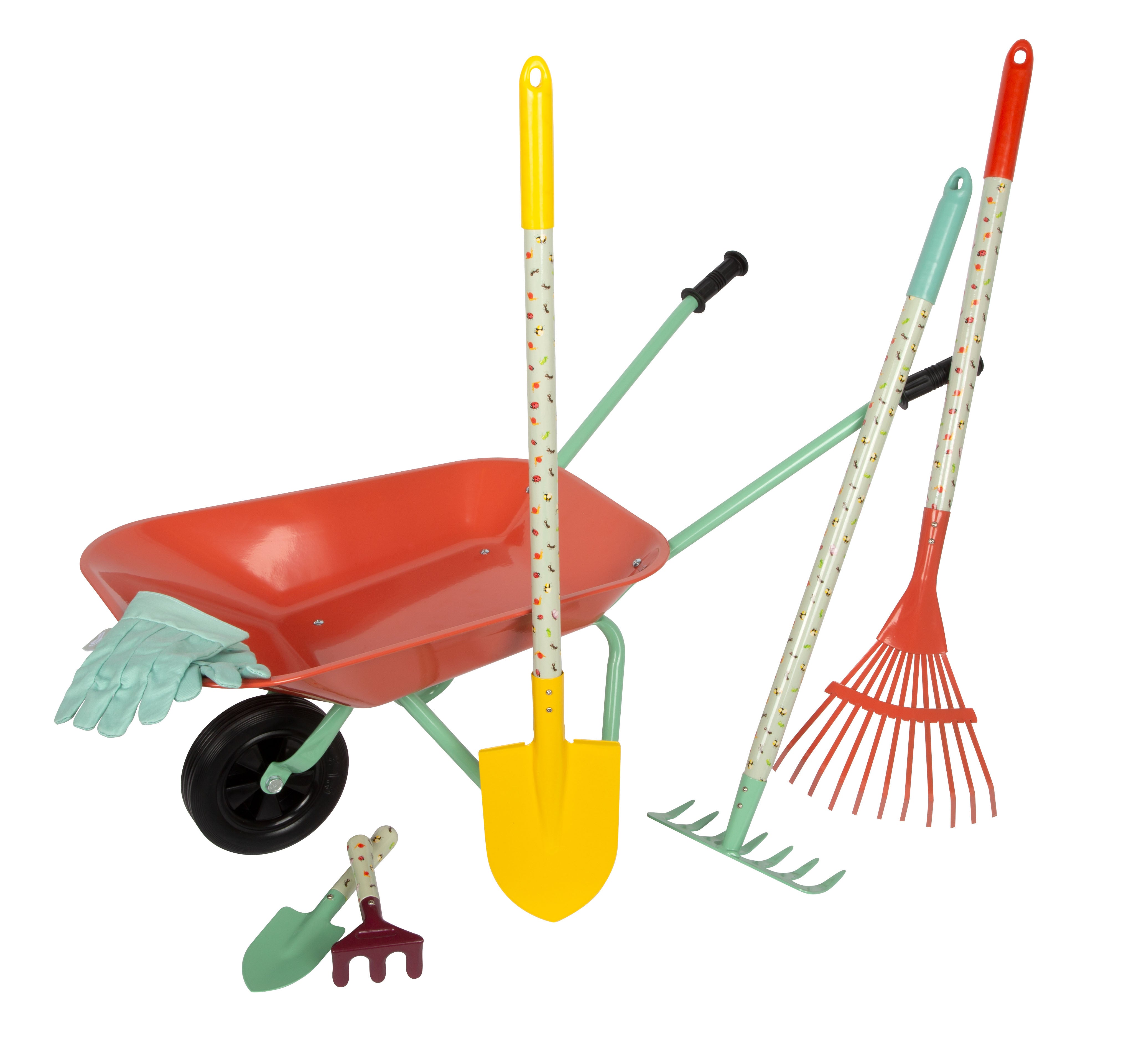 small foot Grosses Gartenset mit Schubkarre "Tiny Garden"