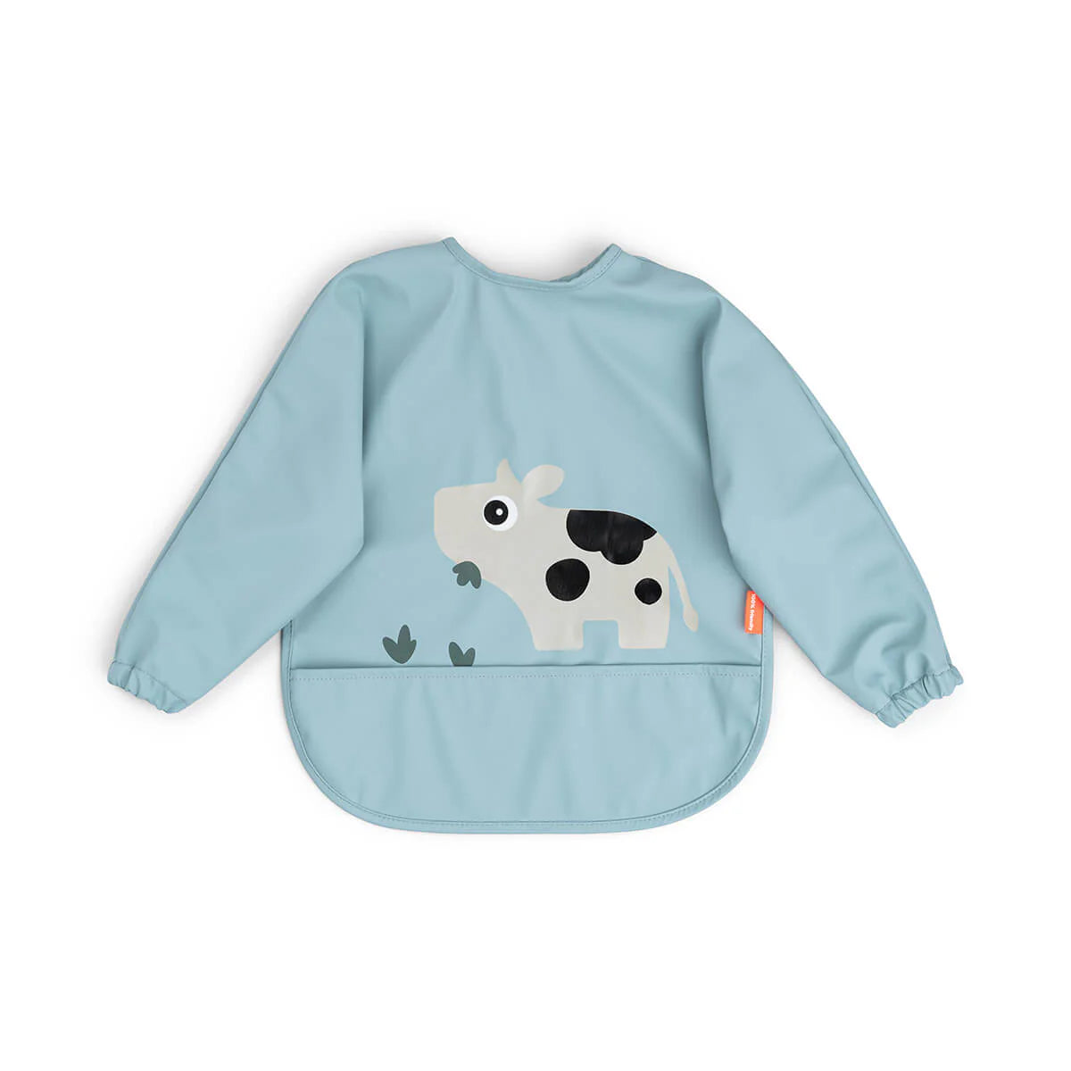 Done by Deer Ärmeltaschen-Lätzchen Tiny farm Blau