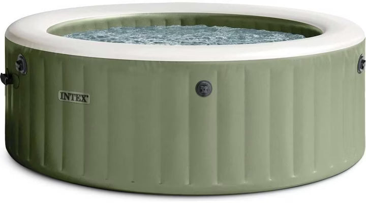 Intex 4-Person Olive Green Round Bubble Spa