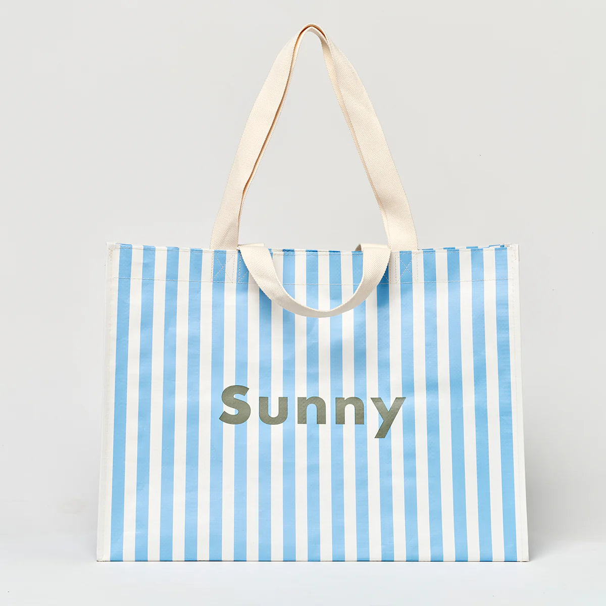 Sunnylife Carryall Beach Bag La Mer Med Blue Stripe