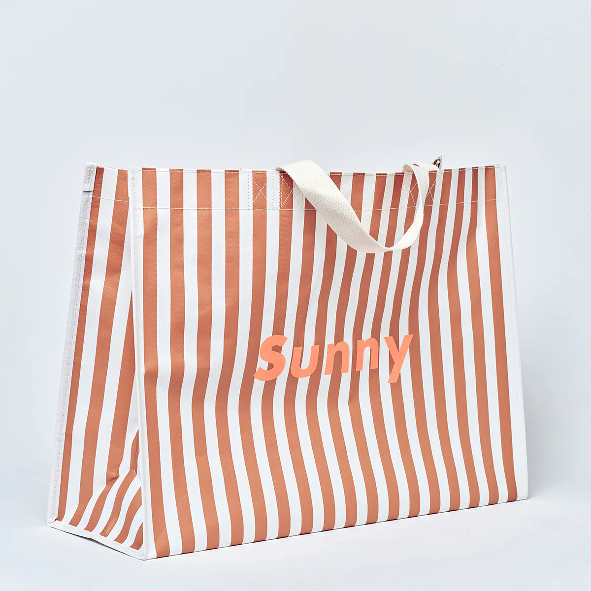 Sunnylife Carryall Beach Bag Tierra Clay Stripe