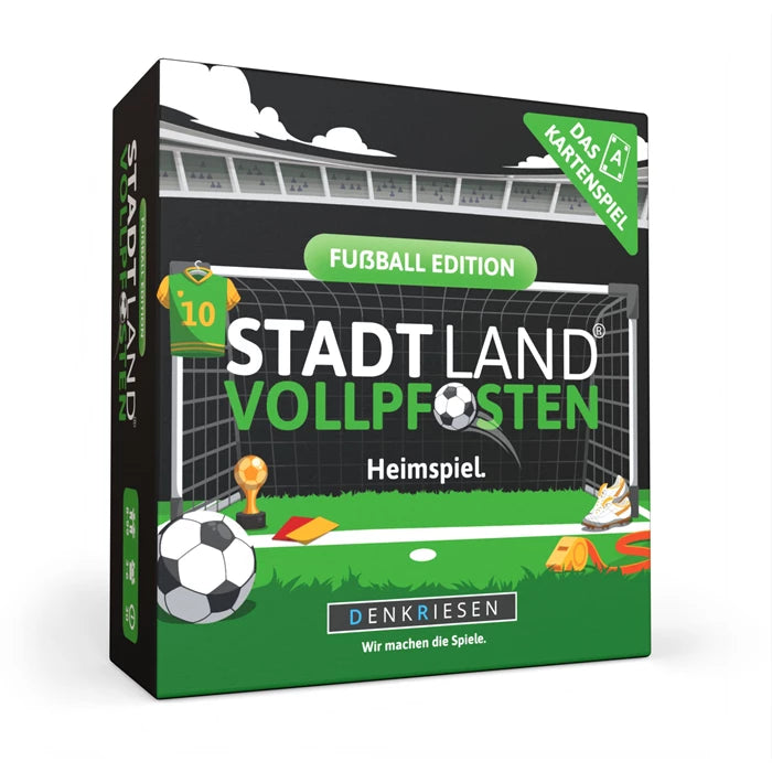 Denkriesen Stadt Land Vollpfosten - Kartenspiel Fussball Edition