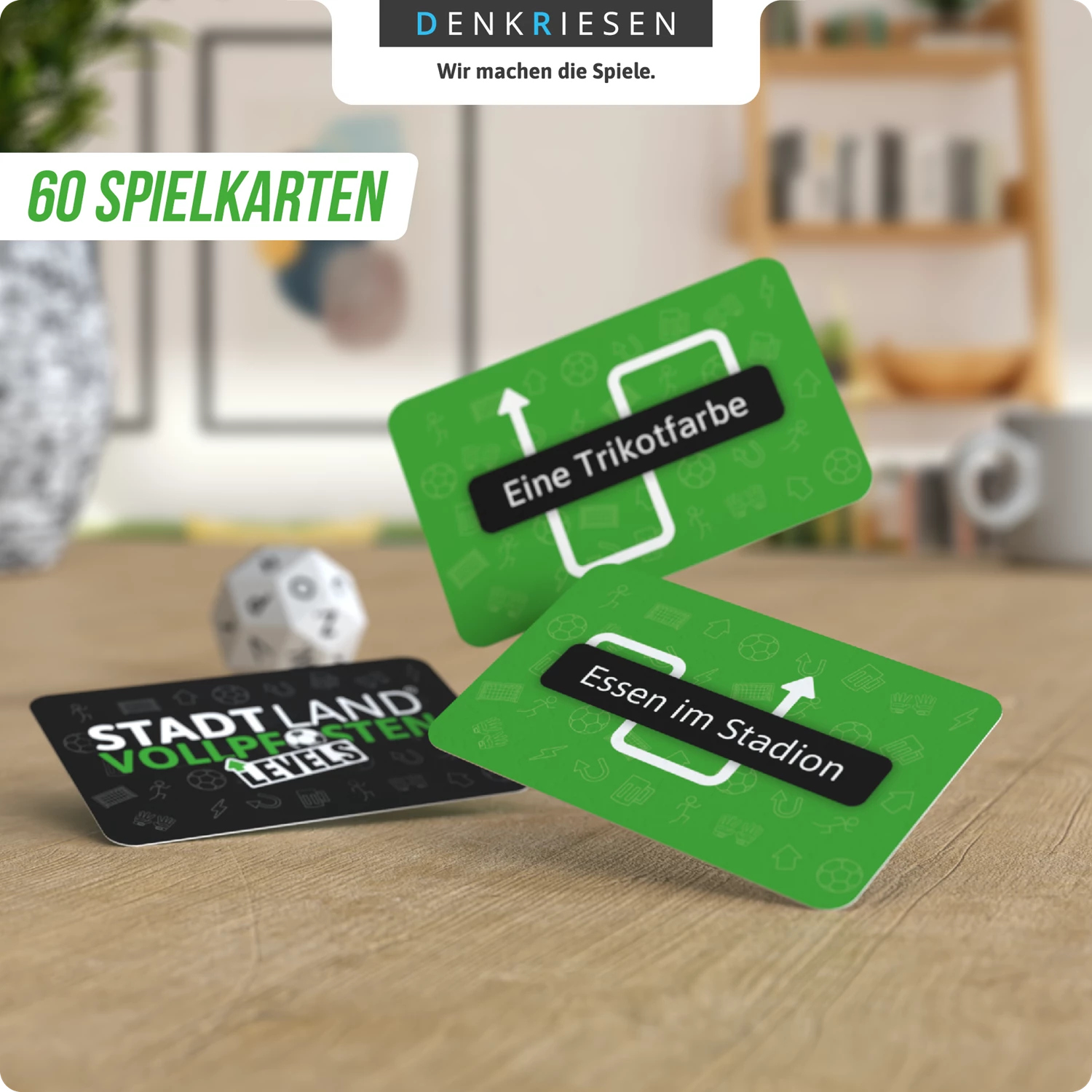 Denkriesen Stadt Land Vollpfosten - Levels Fussball Edition