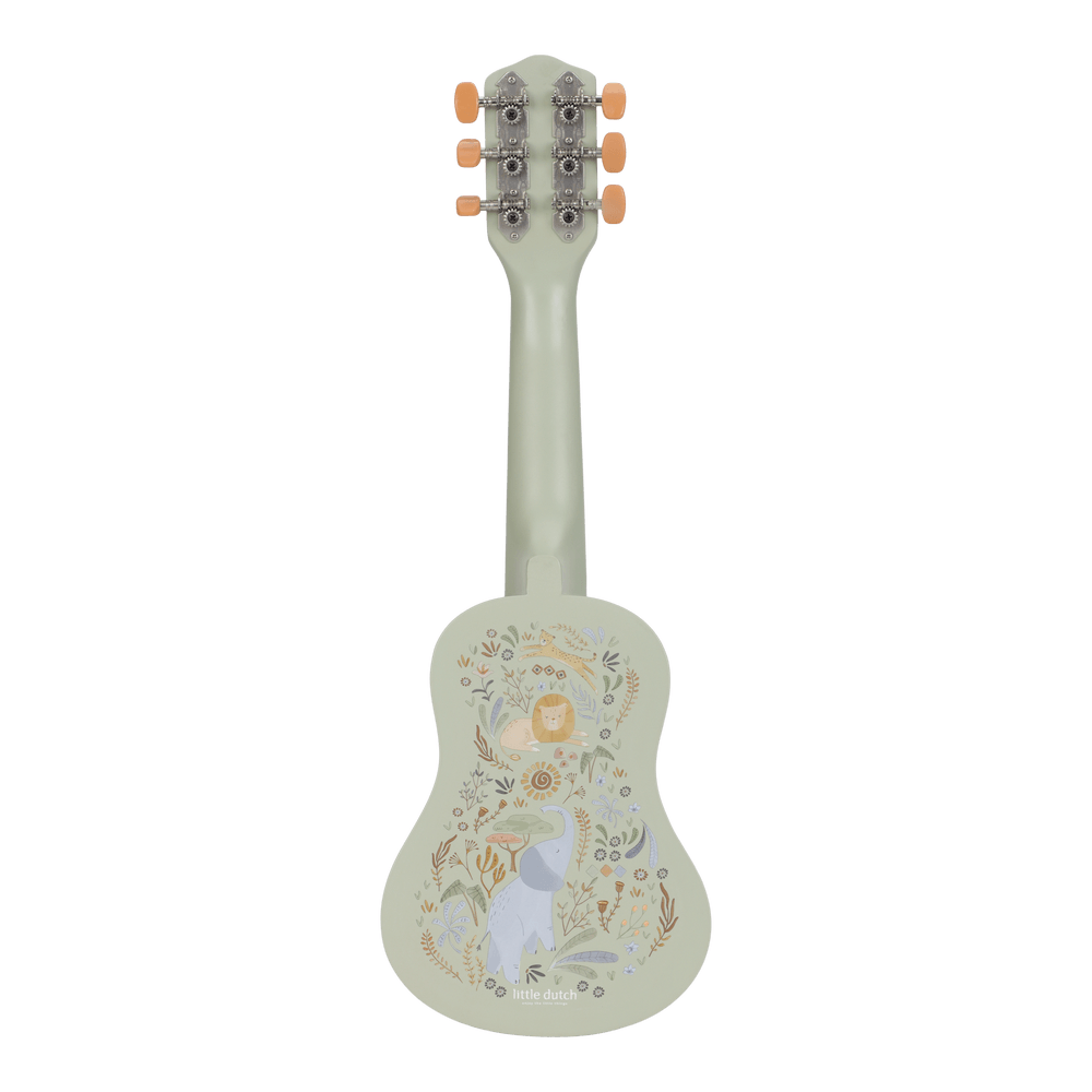 Little Dutch Holzgitarre - Grün FSC - Safari Friends