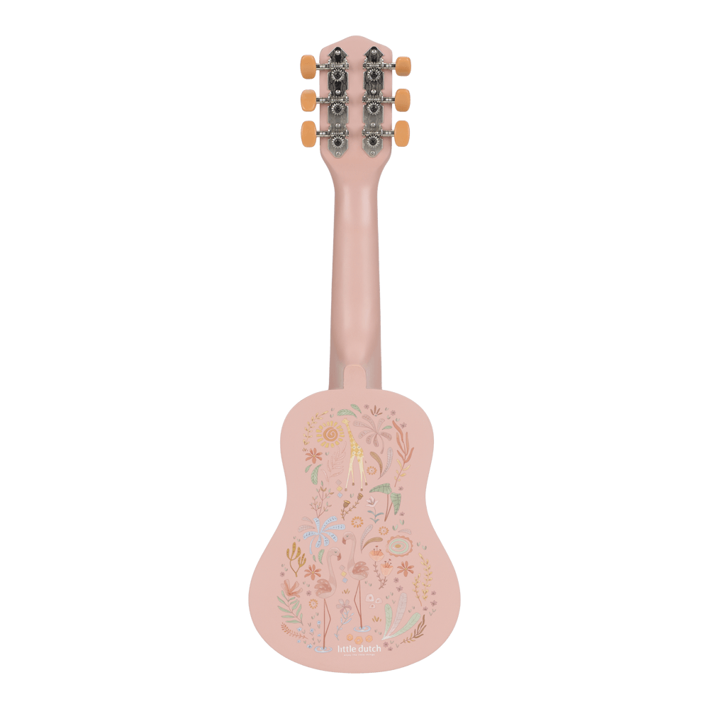 Little Dutch Holzgitarre Rosa -FSC - Safari Friends