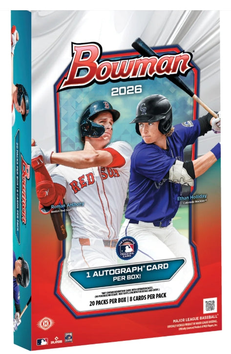 Topps Bowman Baseball 2026 Hobby Box