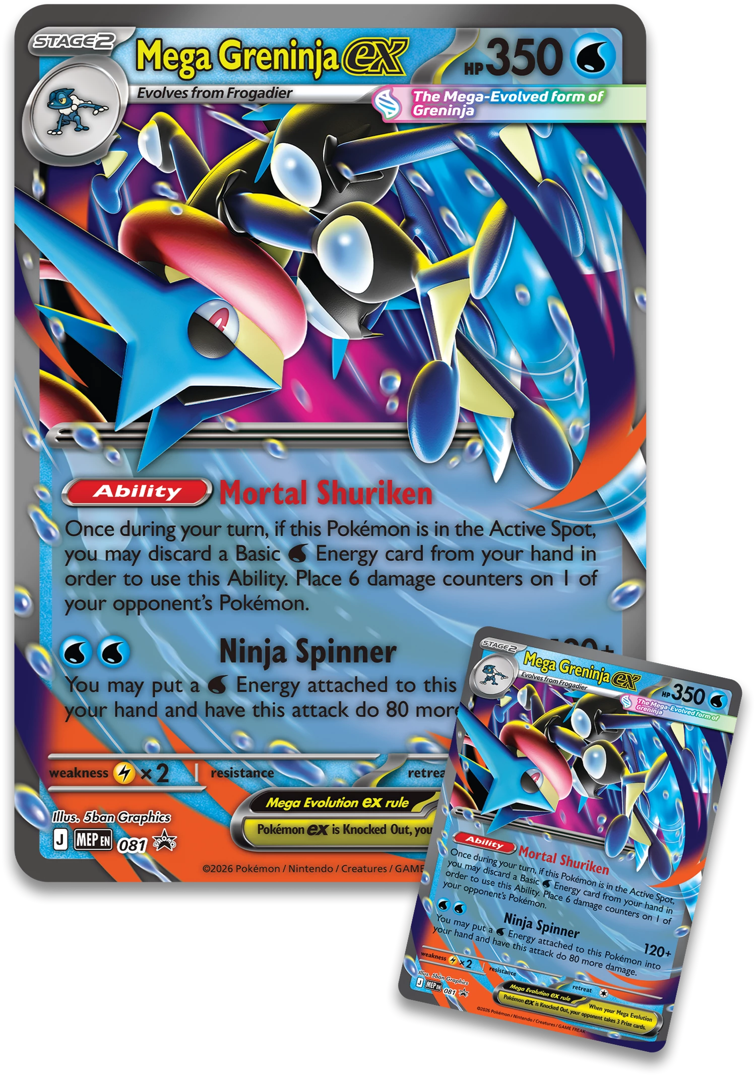 P-EN Mega Greninja ex Premium Collection
