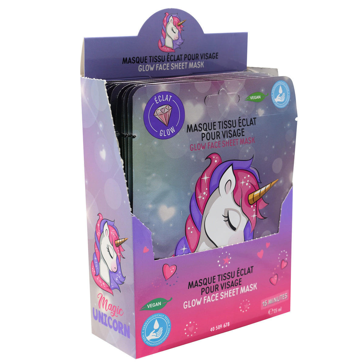 Sombo Einhorn Gesichtsmaske Display
