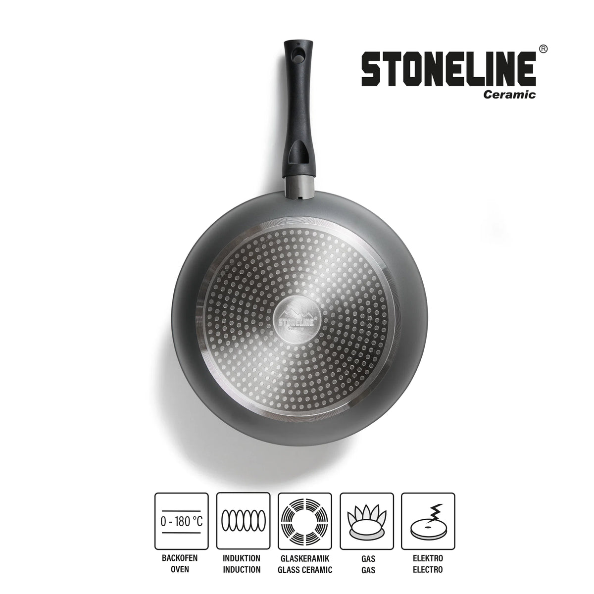 STONELINE® CERAMIC Pfannen-Set, 3-teilig, 20/24/28 cm