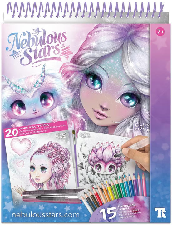 Nebulous Stars Wasserfarben Set mit Buch