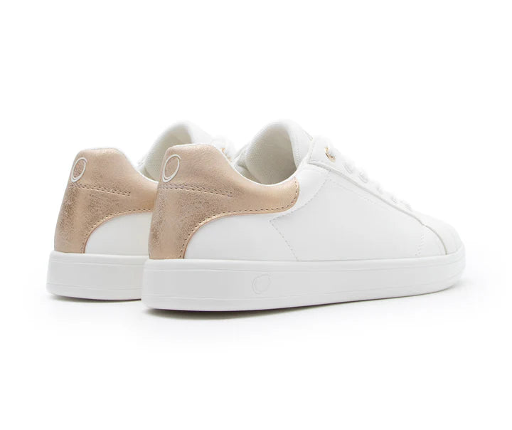 Smove Accent Dance Sneaker in weiss gold für Frauen Gr. 36