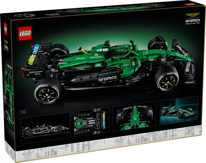 LEGO Technic Aston Martin Aramco AMR25 F1® Auto 42240