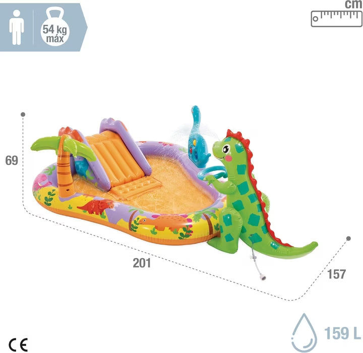 Intex Planschbecken Dino Park Play Center 201 x 157 x 69 cm