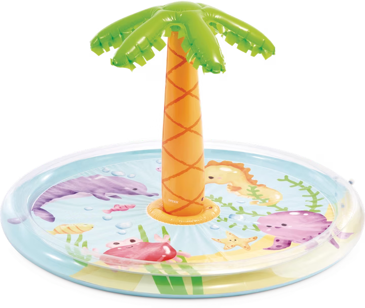 Palm Tree Spray Pool