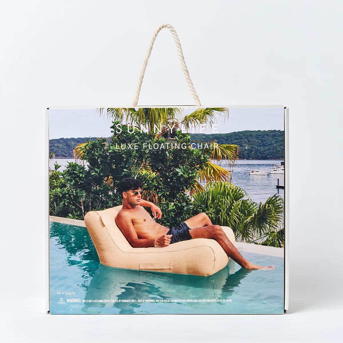 Sunnylife Luxe Floating Chair Tierra Rattan