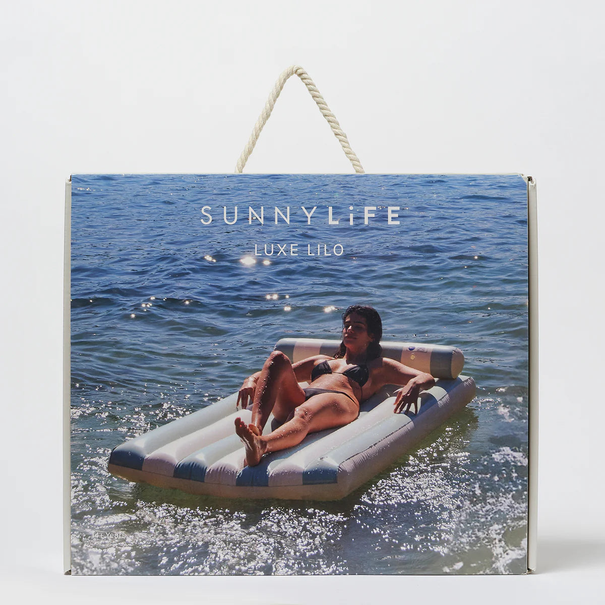 Sunnylife Luxe Lilo Green Stripe