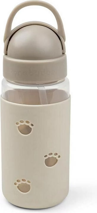 Easy-grip Trinkflasche mit Strohhalm Elphee Sand 350 ml