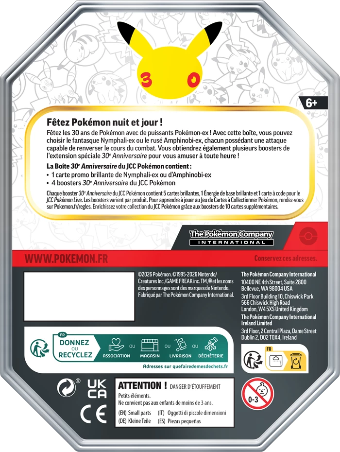 P-FR 30th Anniversary ex Tin