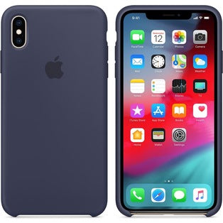 Apple Silicone Case iPhone XS Max Midnight Blue