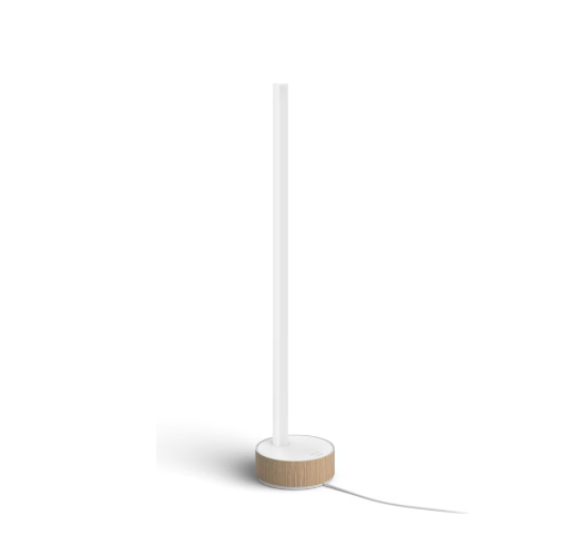 Philips Hue Gradient Signe Tischlampe Farbe oak