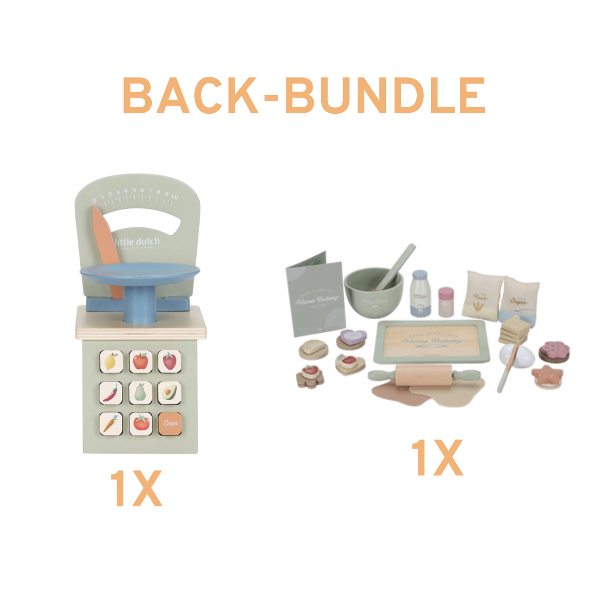 Little Dutch Backspass-Bundle FSC – Waage & Bäckerset