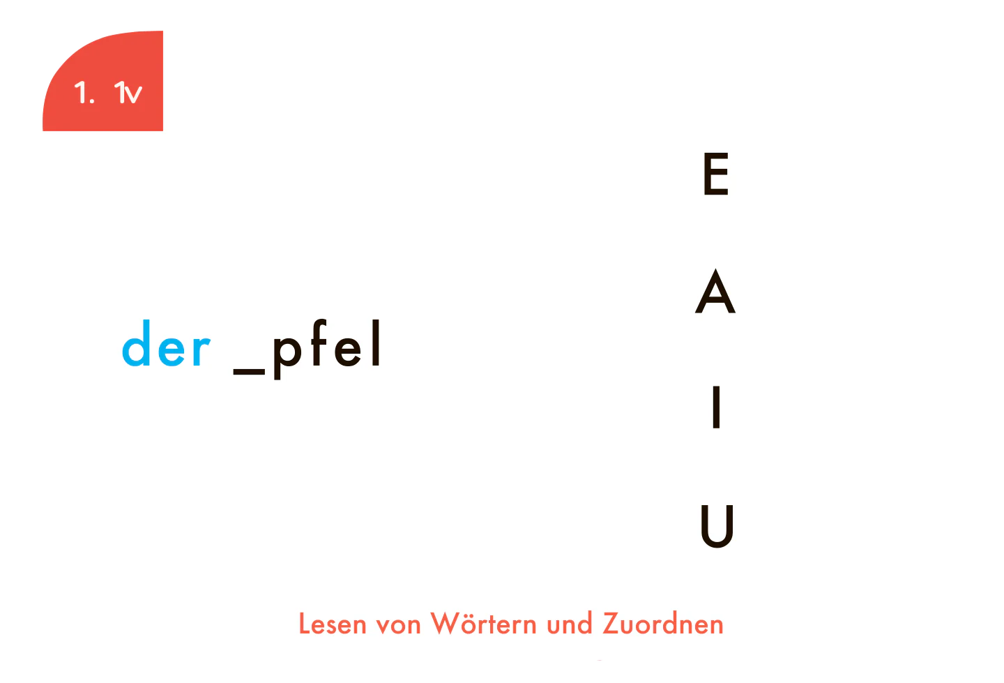 Kölner Lernspielverlag Lesen von Wörtern und Zuordnen 2. Klasse