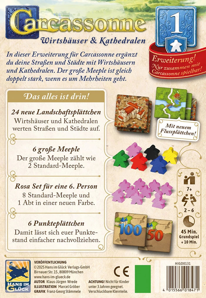 Carcassonne - Wirtshäuser & Kathedralen (d)