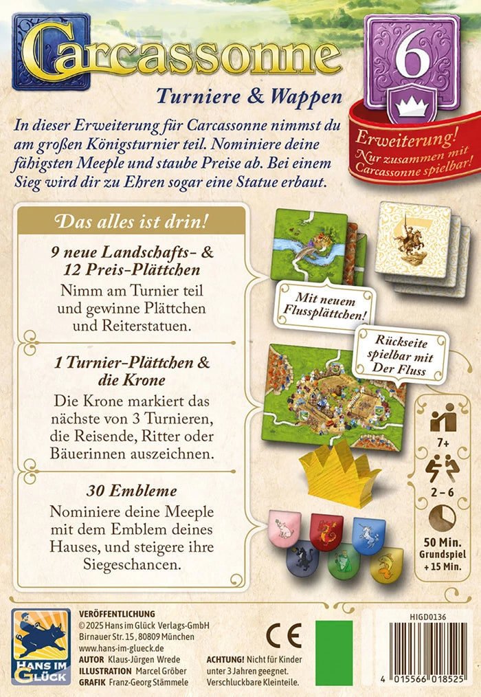 Carcassonne - Turniere & Wappen (d)