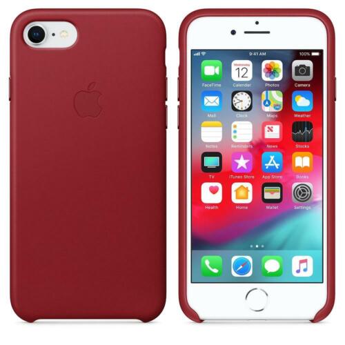 Apple iPhone 8 / 7 Leder Case (PRODUCT)RED