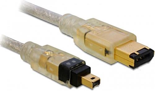 DeLock 82576 - FireWire Kabel 6p/4p 1.0m