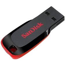 SANDISK Cruzer Blade USB Flash Drive 4.0GB