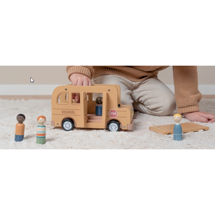 Little Dutch Schulbus mit Figuren FSC