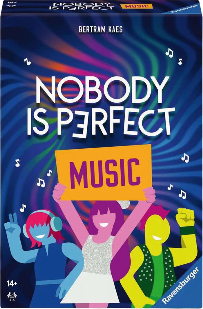 Nobody is perfect Music, d ab 14 Jahren, 3-6 Spieler, Music-Edition des Partyspiels
