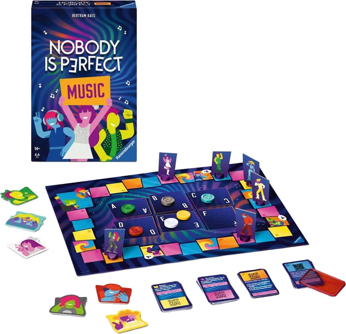 Nobody is perfect Music, d ab 14 Jahren, 3-6 Spieler, Music-Edition des Partyspiels