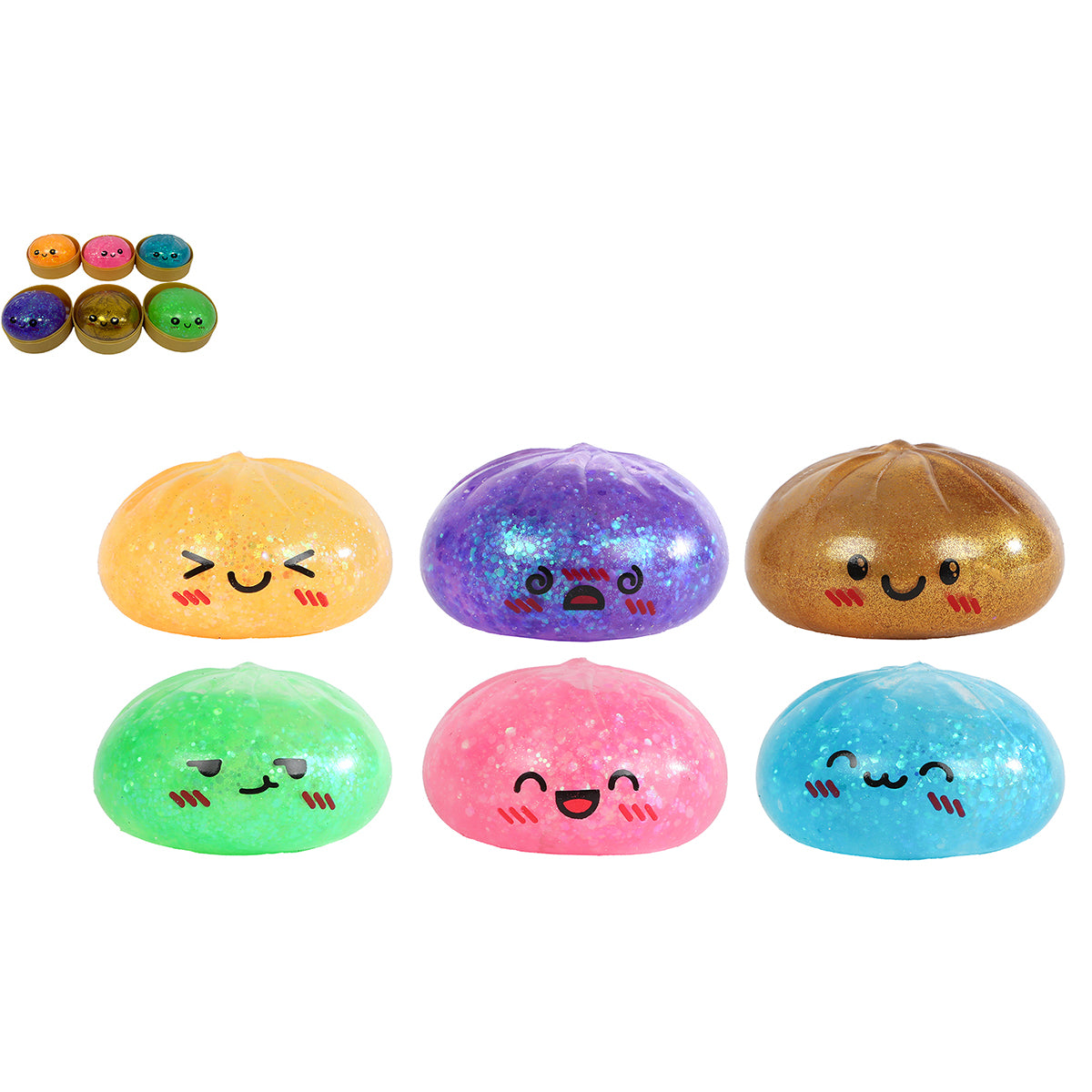 Sombo Kawaii Dumpling 8.5cm ass. Glitter
