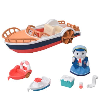 Sylvanian Families Ausflugsboot mit Robbe