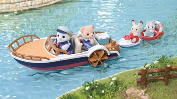 Sylvanian Families Ausflugsboot mit Robbe