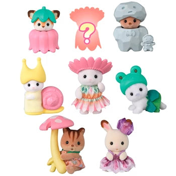 Sylvanian Families Sammelfig. Babyfreunde Waldfeen Thekendisplay