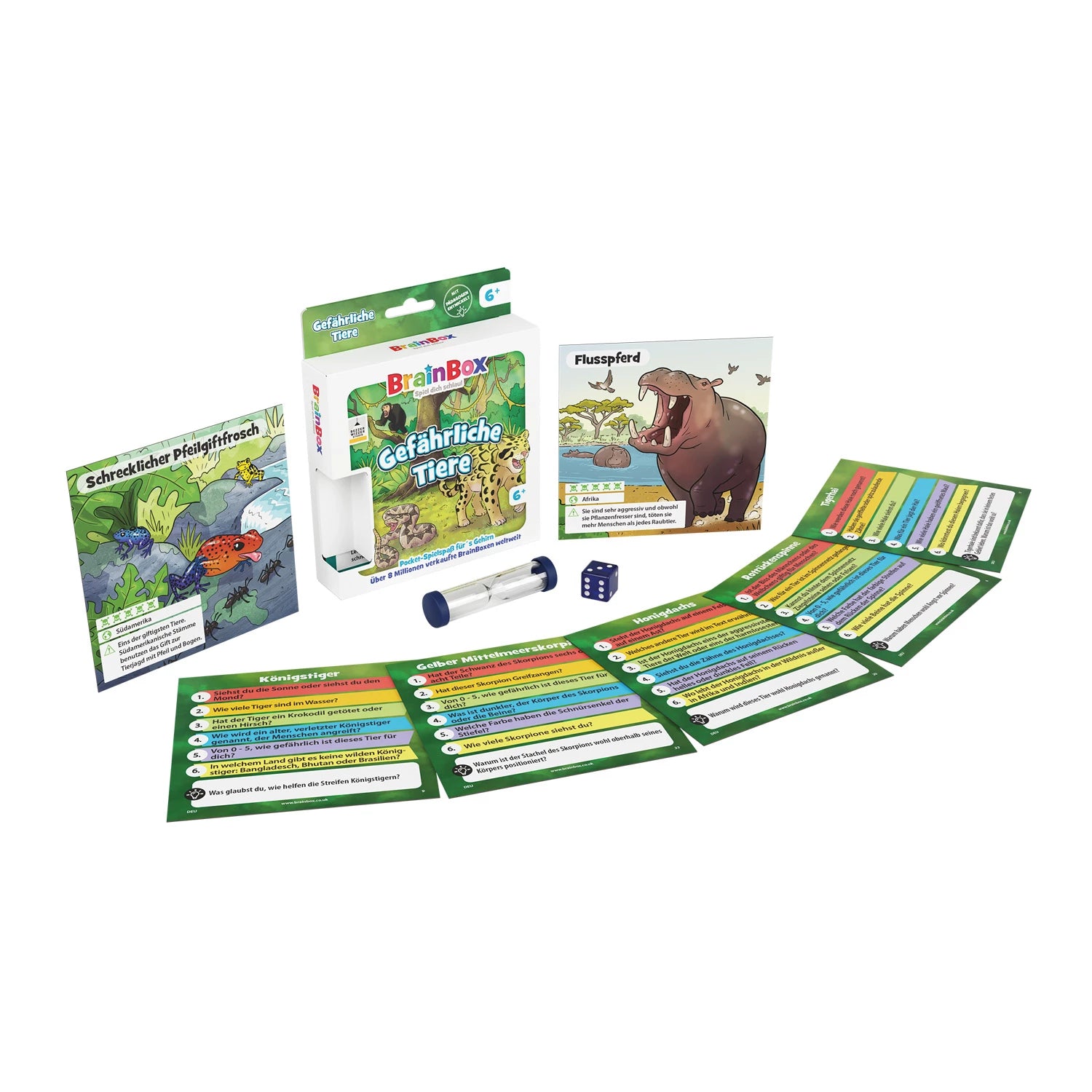 BrainBox Pocket - Gefährliche Tiere (d)