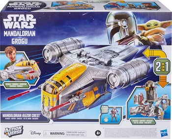 Hasbro Star Wars Mandalorian Razor Crest Spielset Fahrzeug 2-in-1
