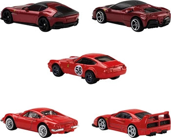 Hot Wheels Ferrari Multipack 5 Fahrzeuge
