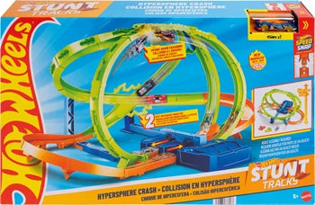 Hot Wheels Turbo Loop Crash Stunt Tracks Spielset