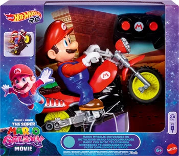 Hot Wheels Mario Kart Wheelie Motocross RC 2.4 GHz, Wheelie-Klappe