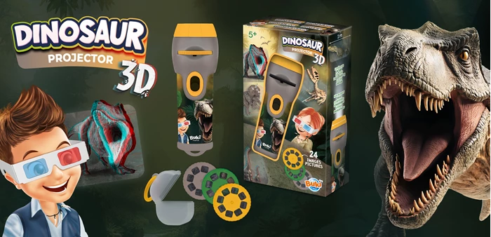 BUKI DINOSAURIER PROJEKTOR 3D